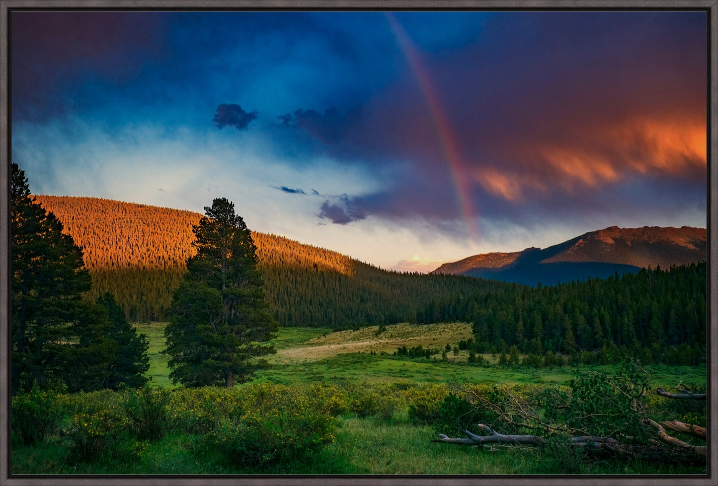 Rainbow on the Mountain II