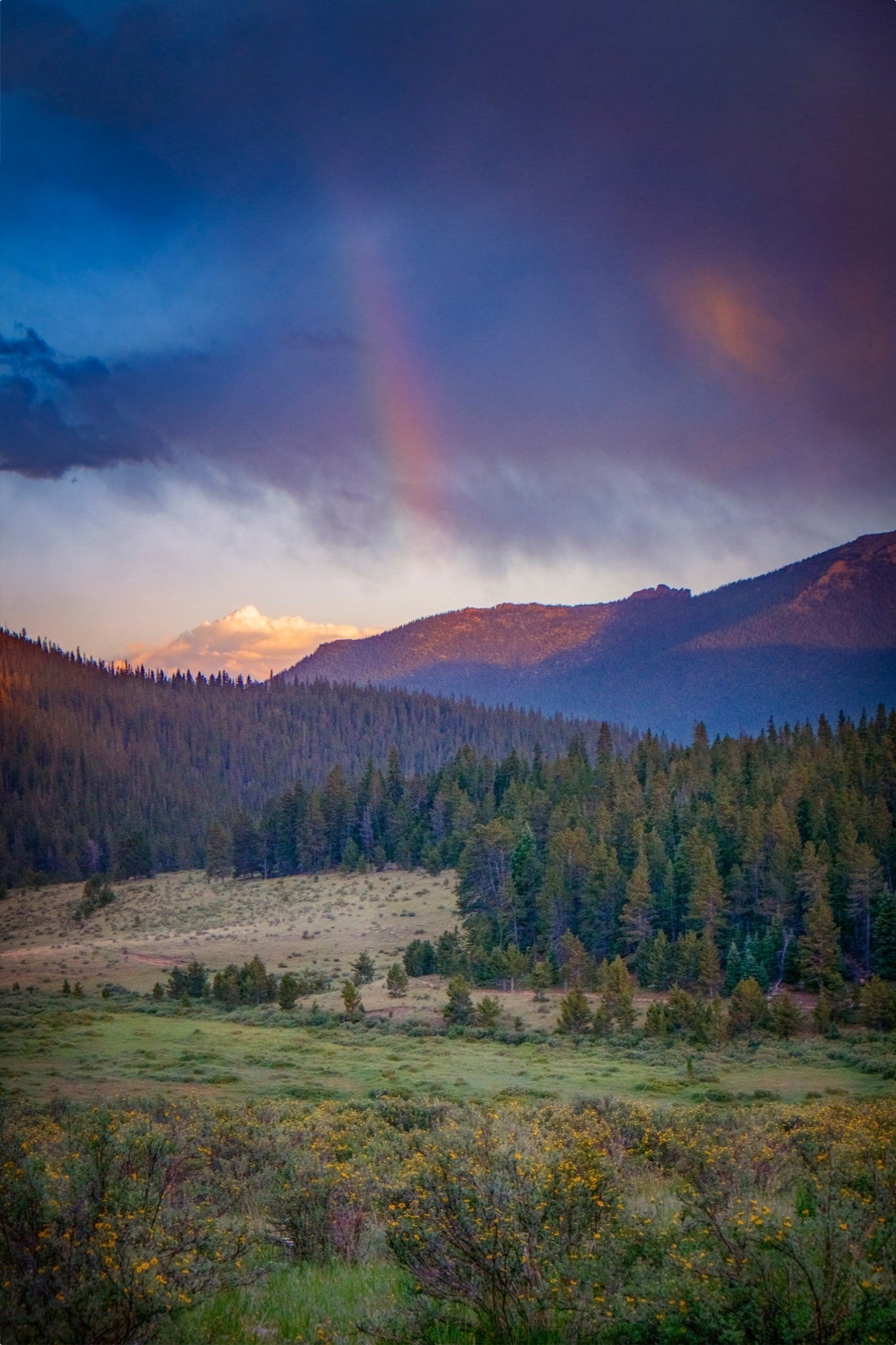 Rainbow on the Mountain I
