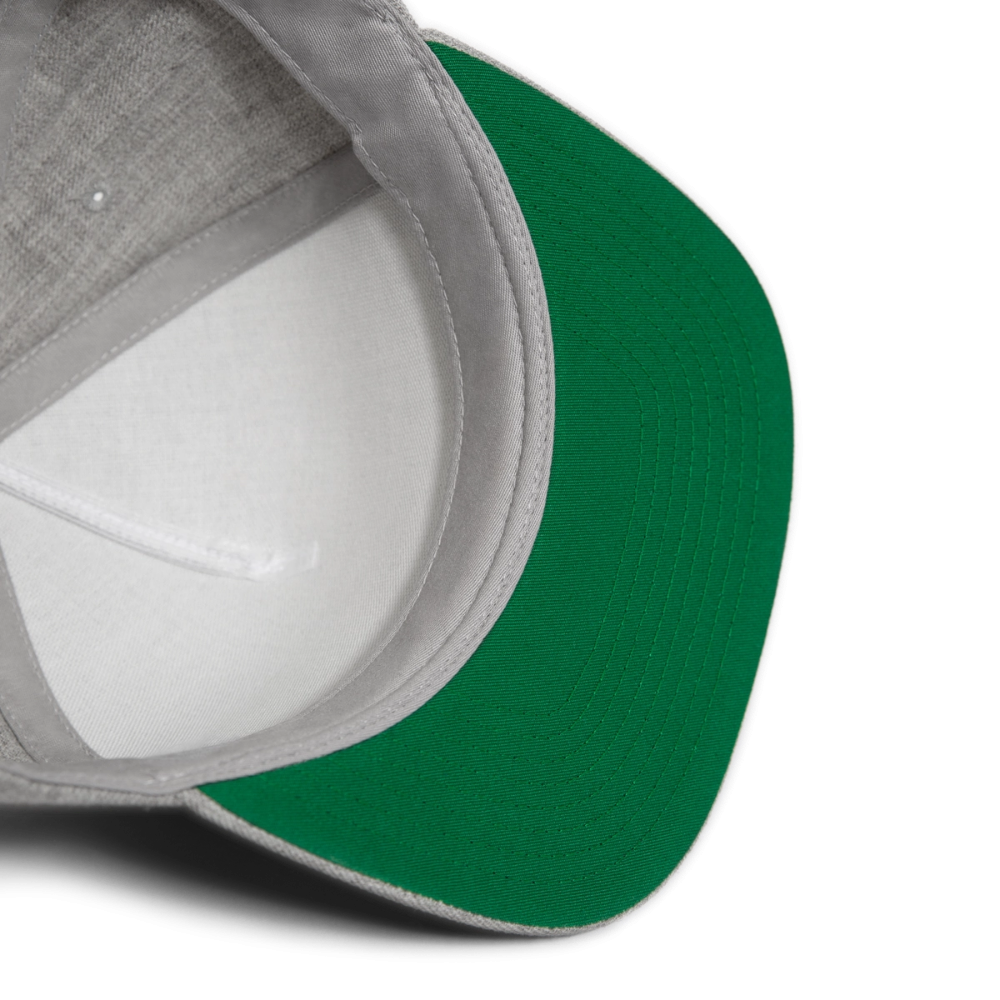 Tif Holmes Photography (Mountain Logo) Snapback Baseball Cap - heather gray