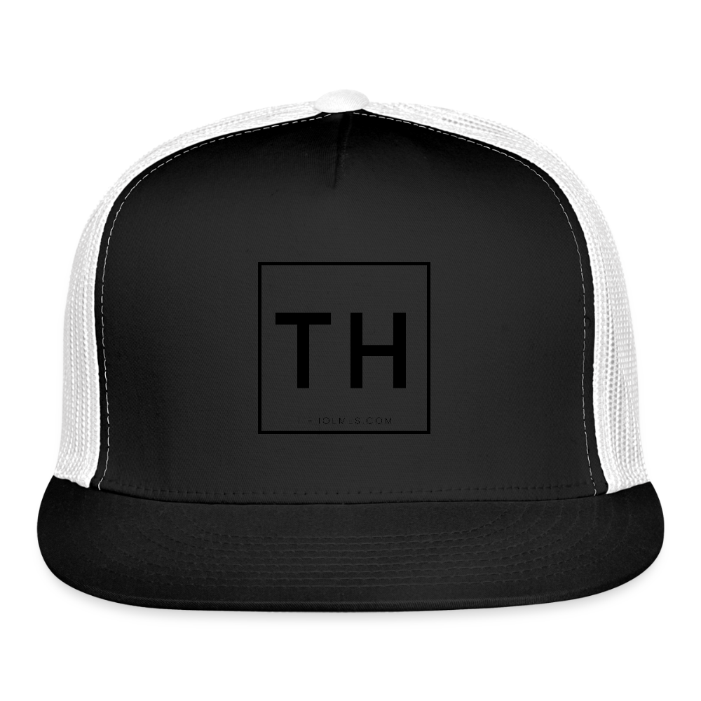 Trucker Cap with TH Logo - black/white