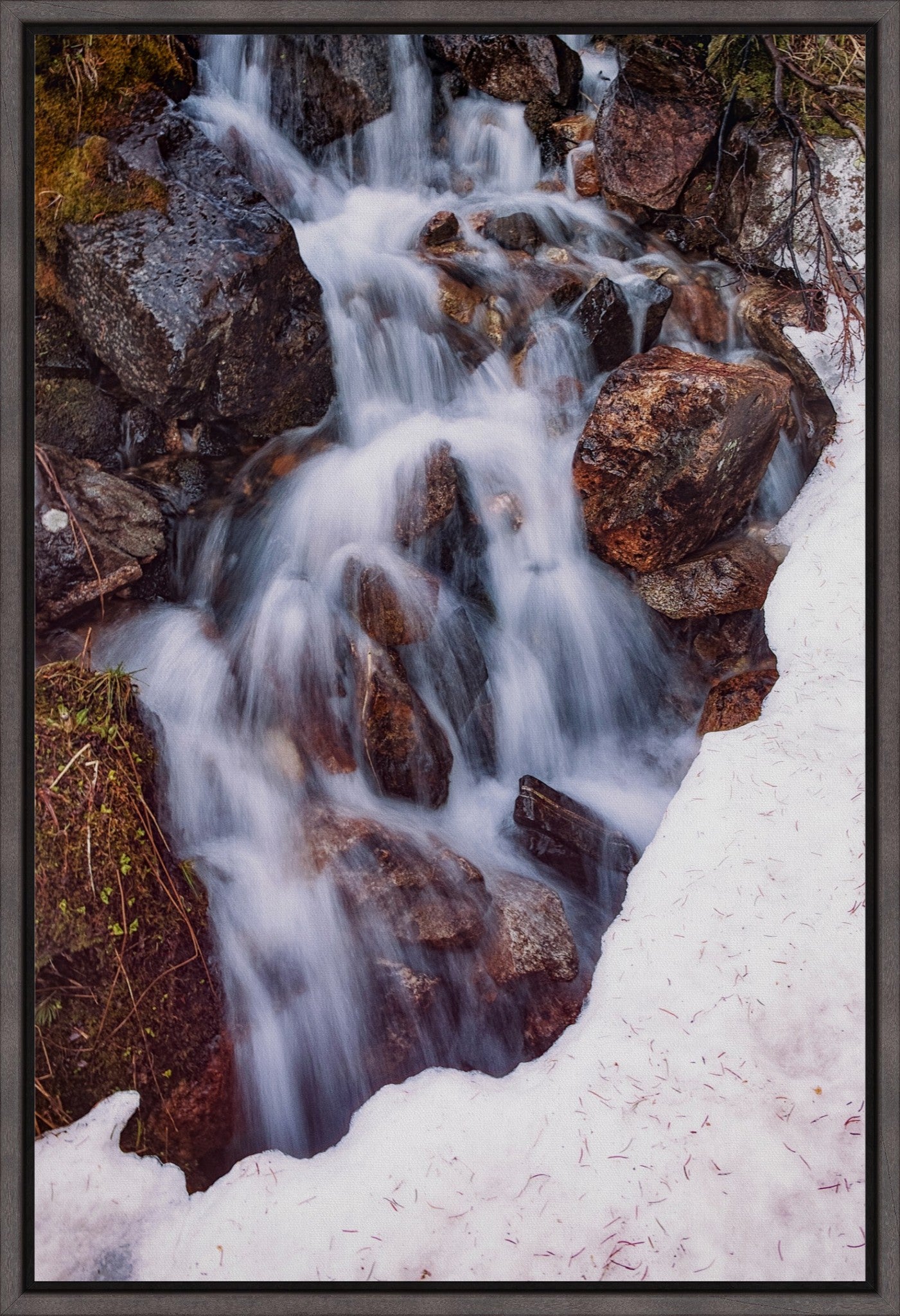 Snowmelt Waterfall