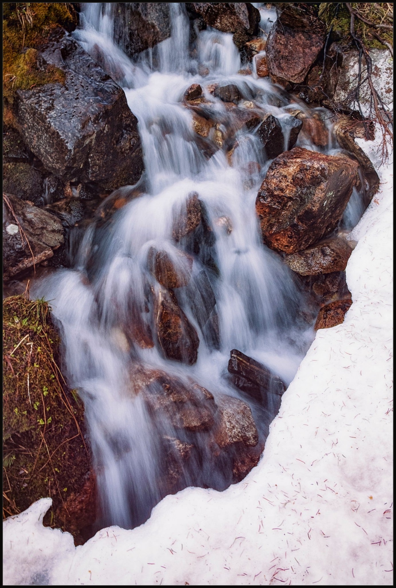Snowmelt Waterfall