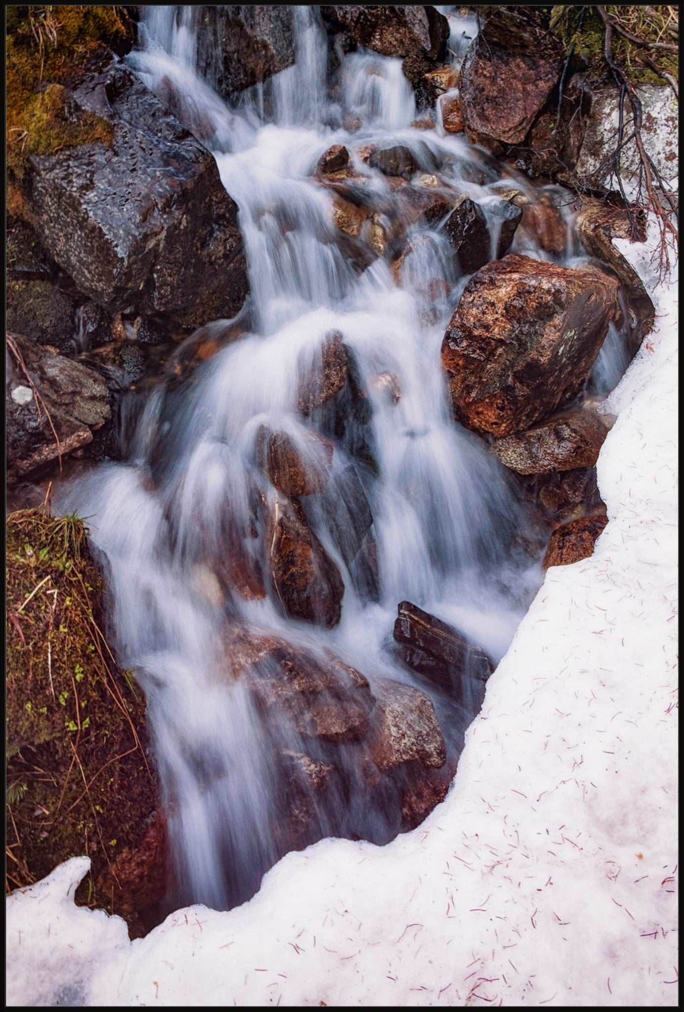 Snowmelt Waterfall
