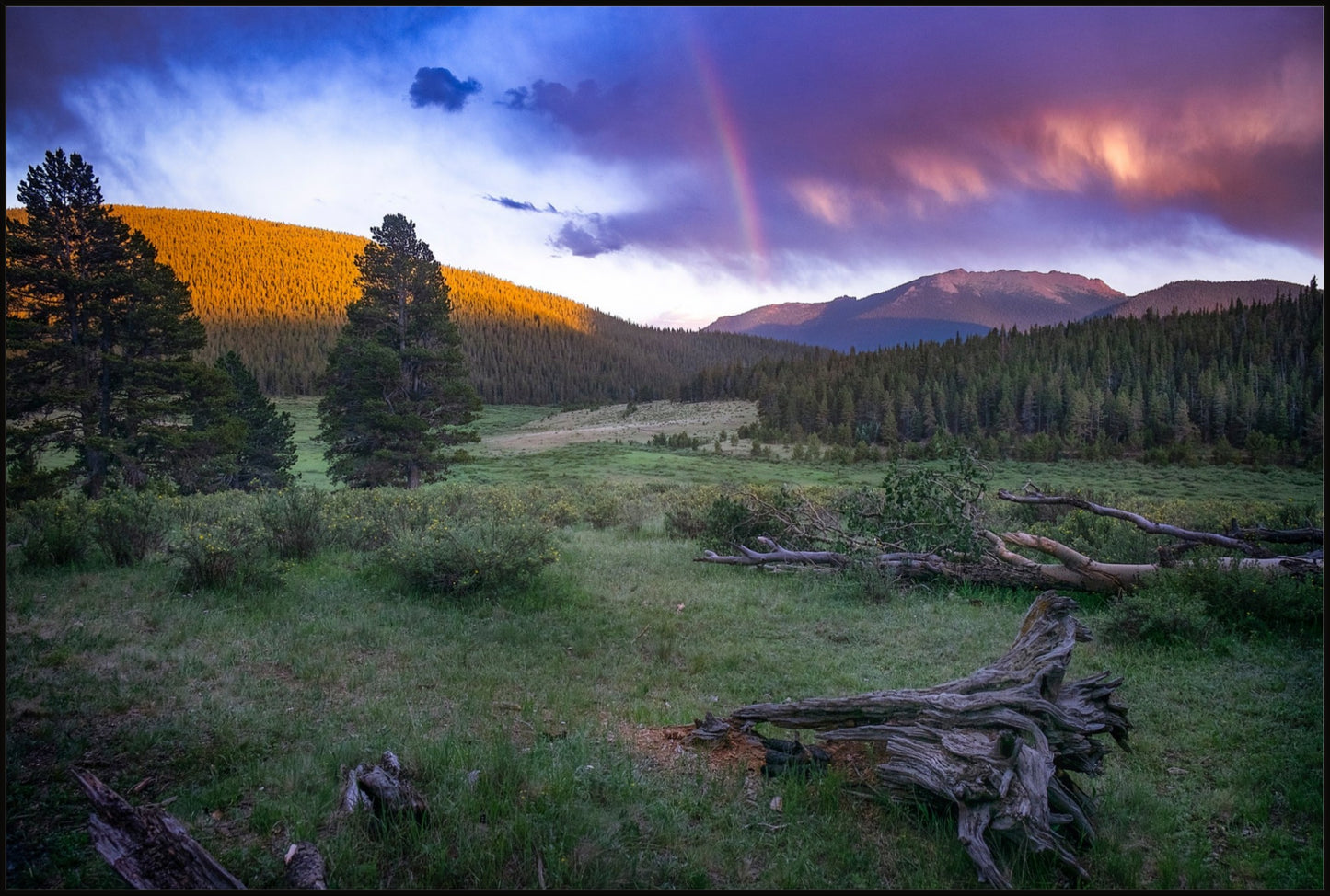 Rainbow on the Mountain III