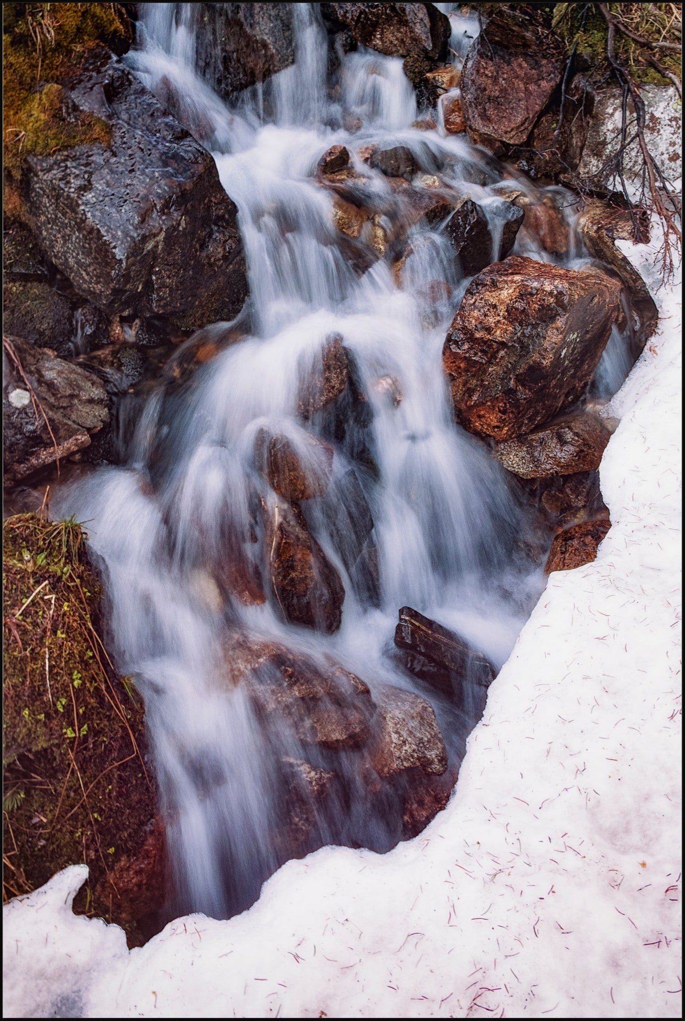Snowmelt Waterfall