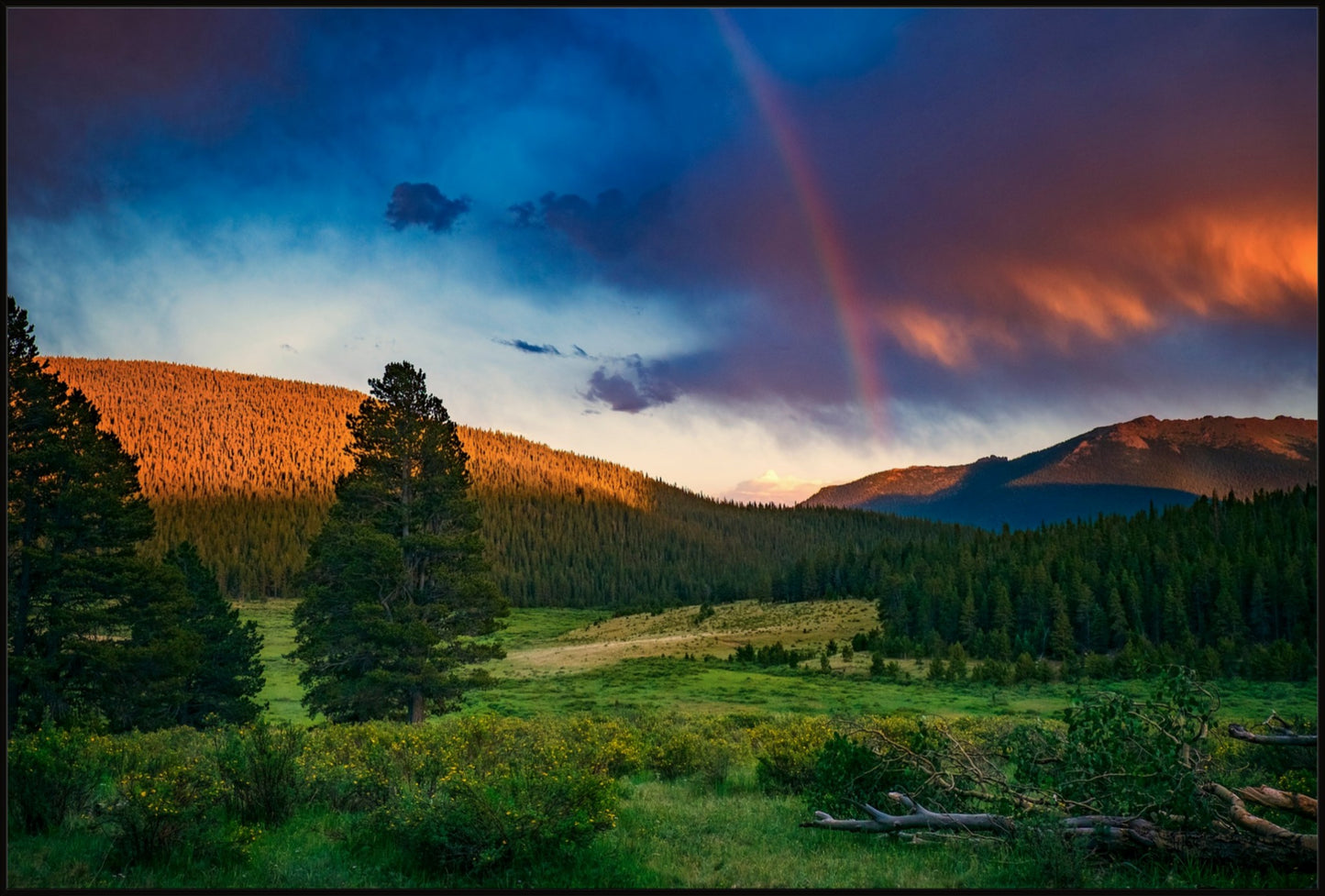 Rainbow on the Mountain II