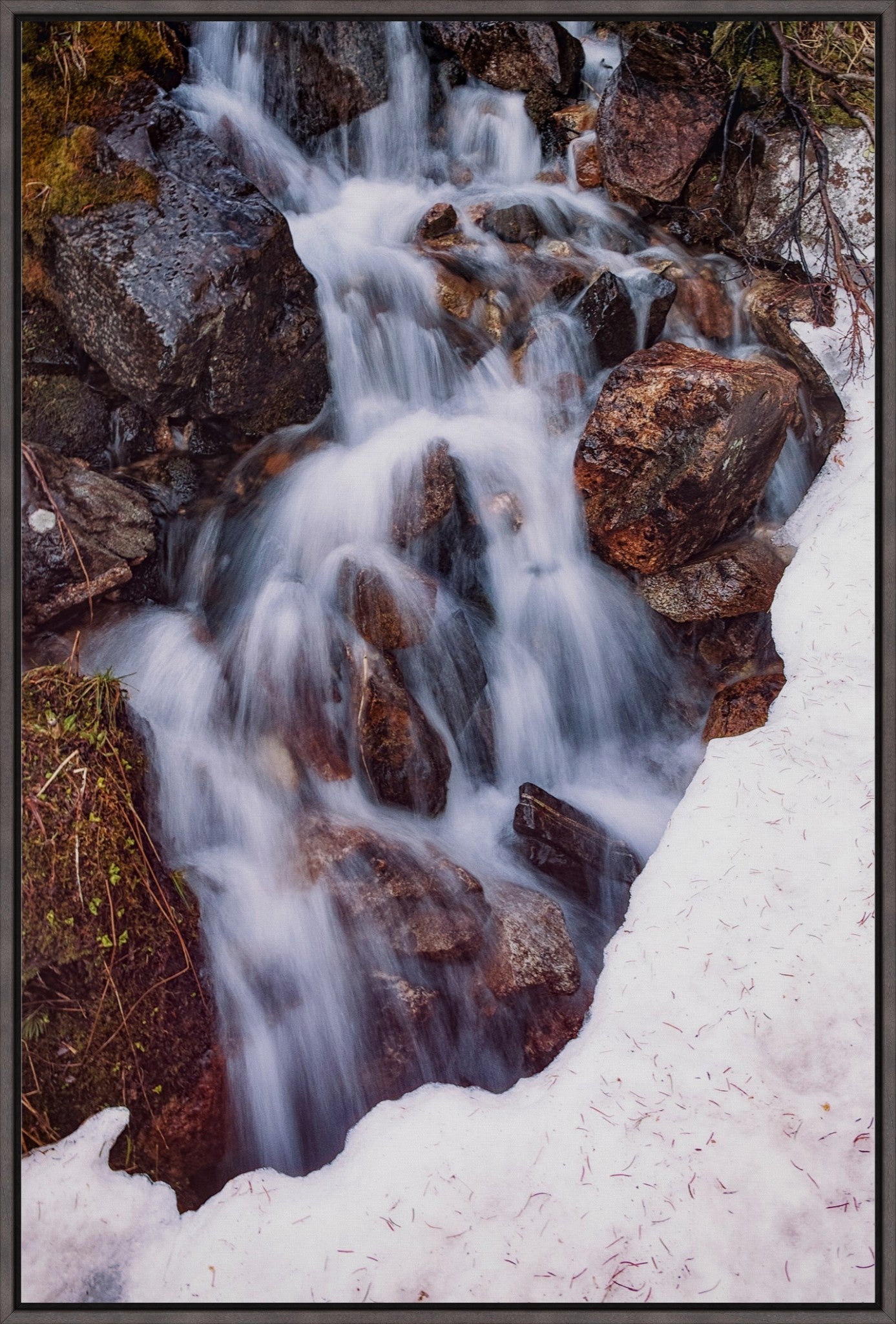 Snowmelt Waterfall