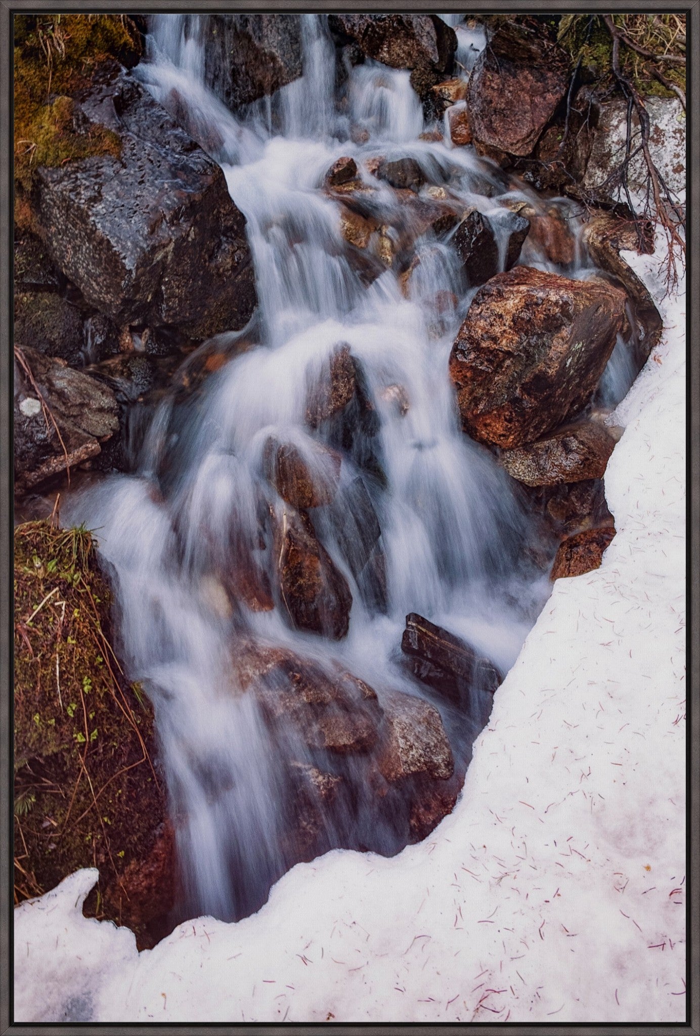 Snowmelt Waterfall