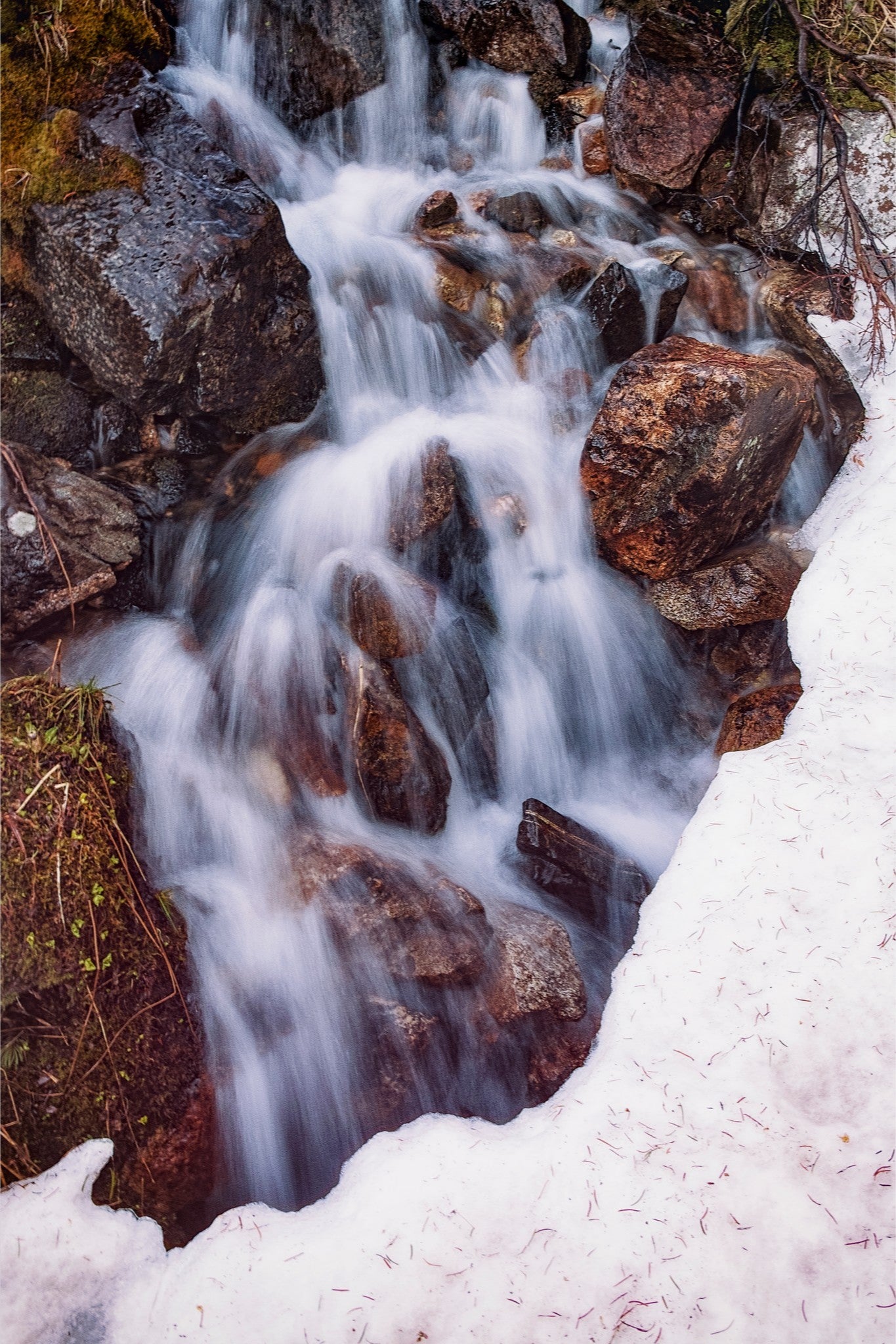 Snowmelt Waterfall
