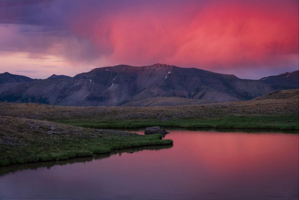Fire on the Pond