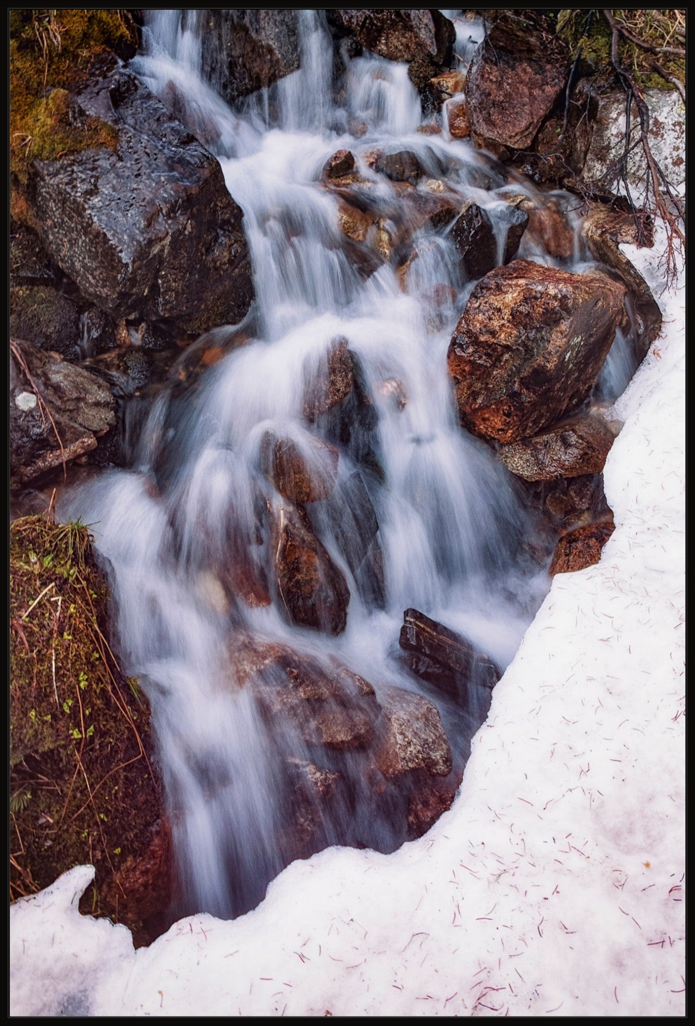 Snowmelt Waterfall