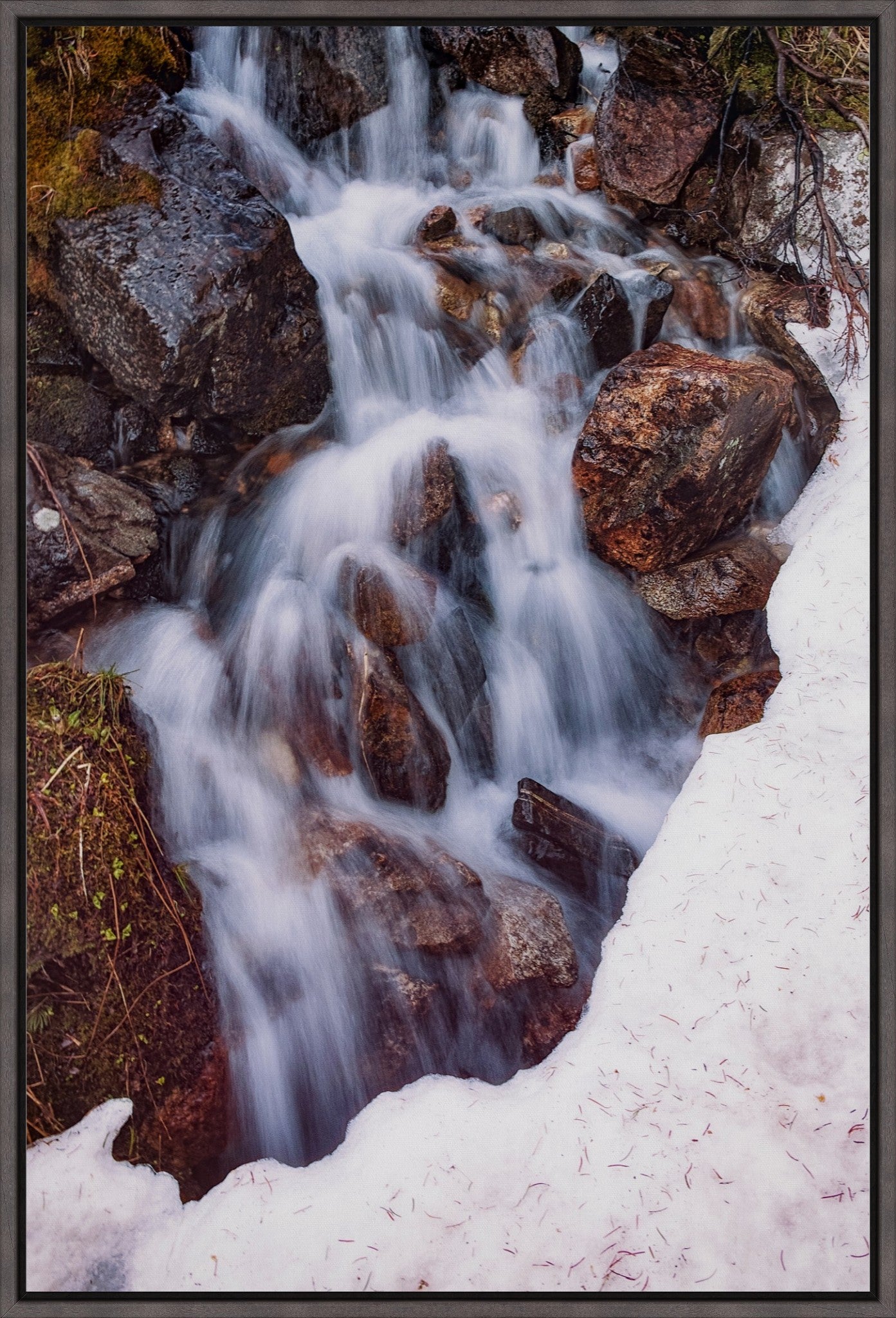 Snowmelt Waterfall