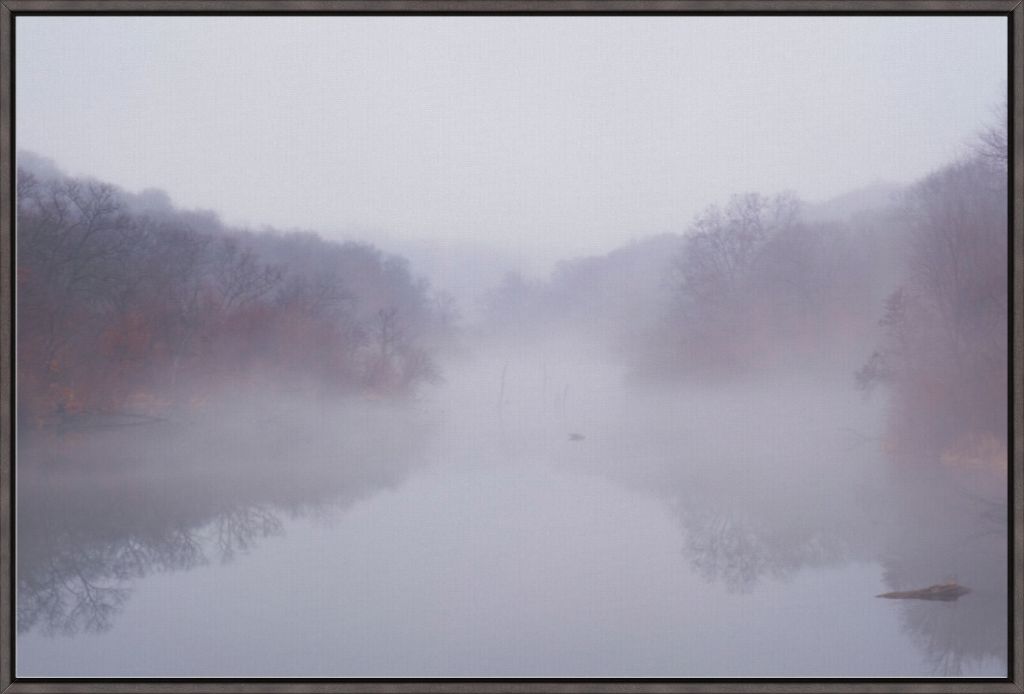Foggy Winter Lake