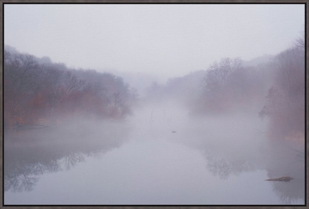 Foggy Winter Lake