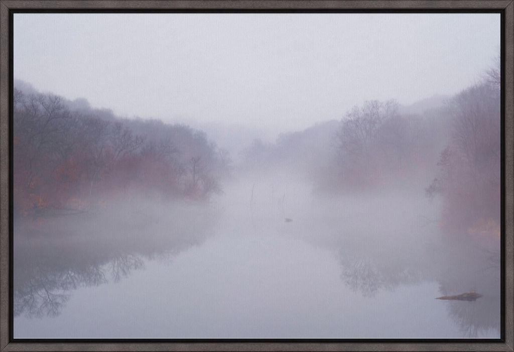 Foggy Winter Lake