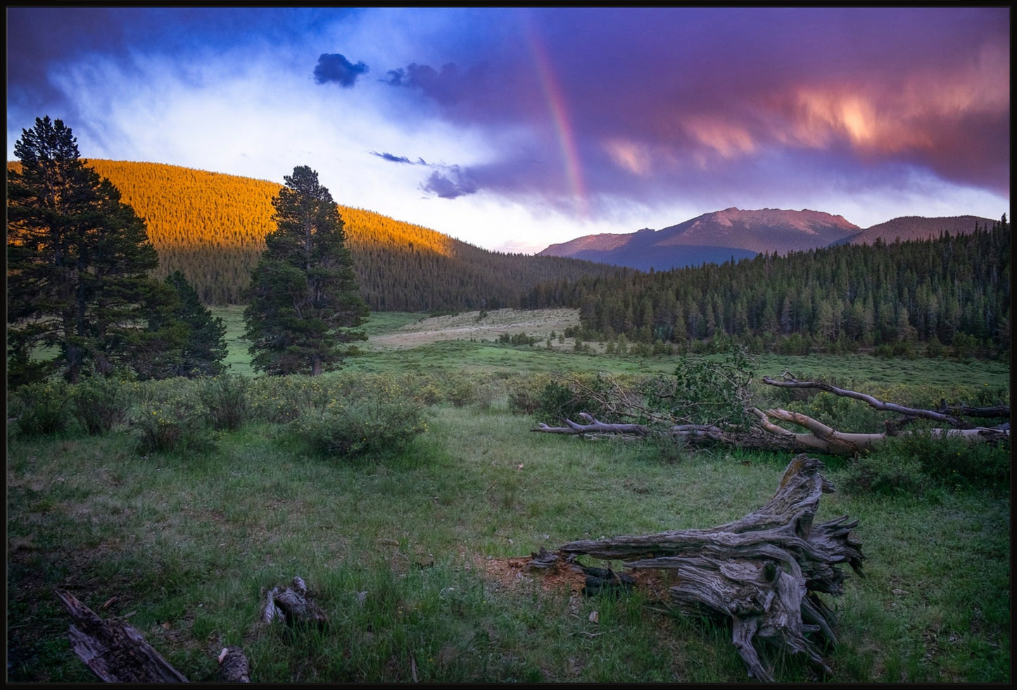 Rainbow on the Mountain III