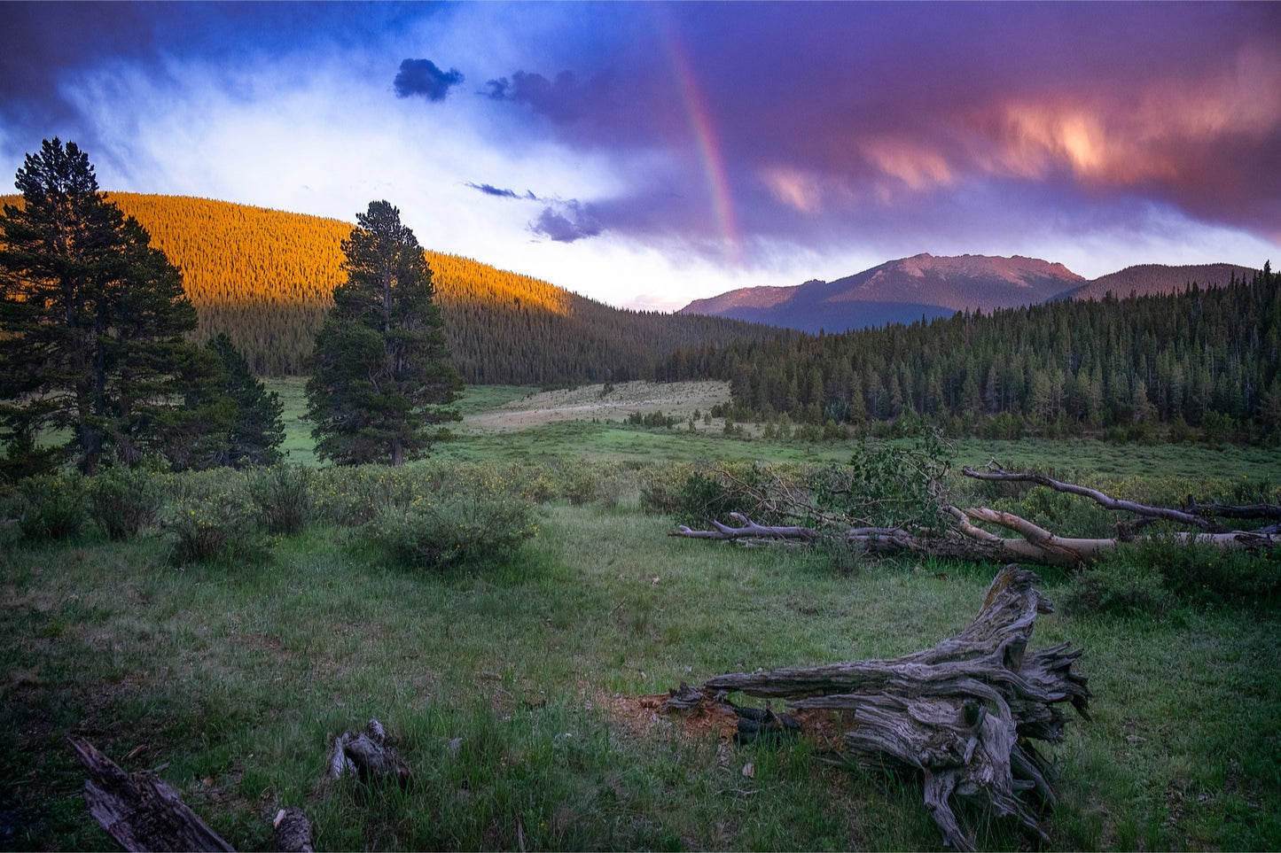 Rainbow on the Mountain III