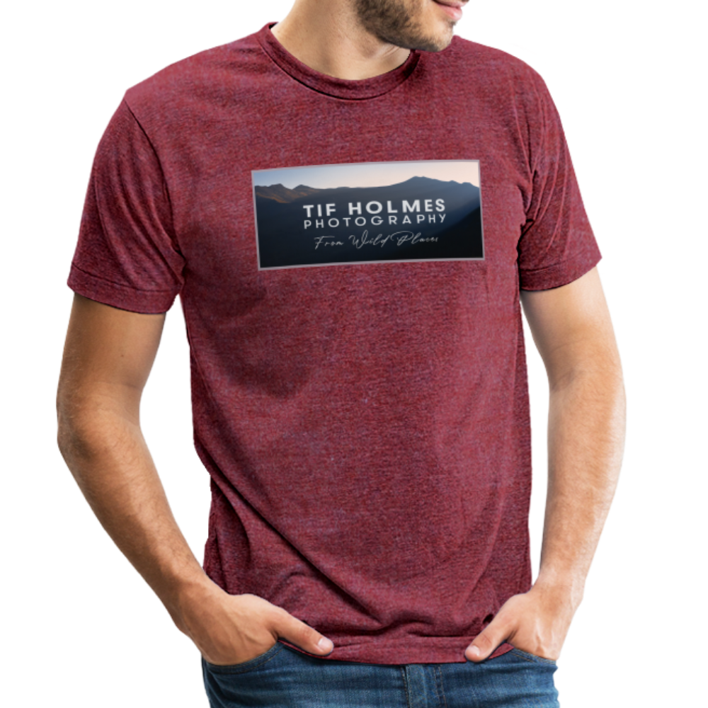 Unisex Tri-Blend T-Shirt - heather cranberry