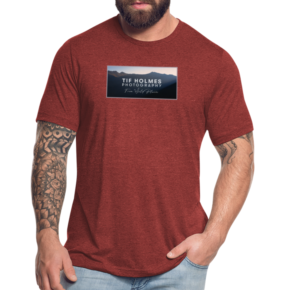 Unisex Tri-Blend T-Shirt - heather cranberry