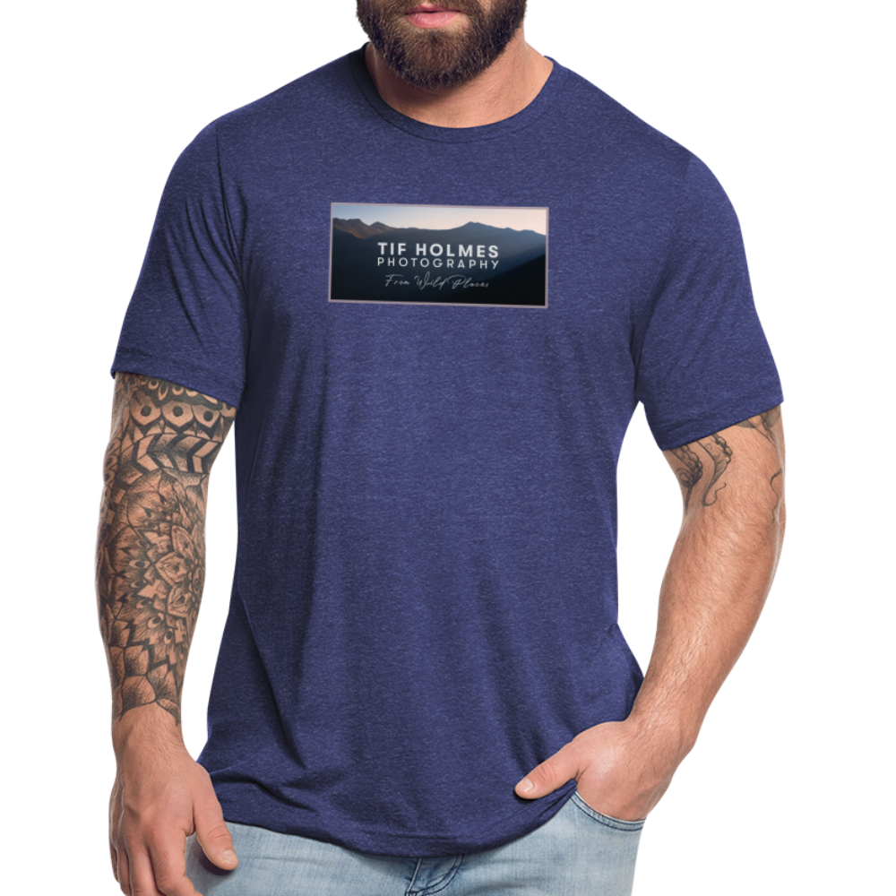 Unisex Tri-Blend T-Shirt - heather indigo
