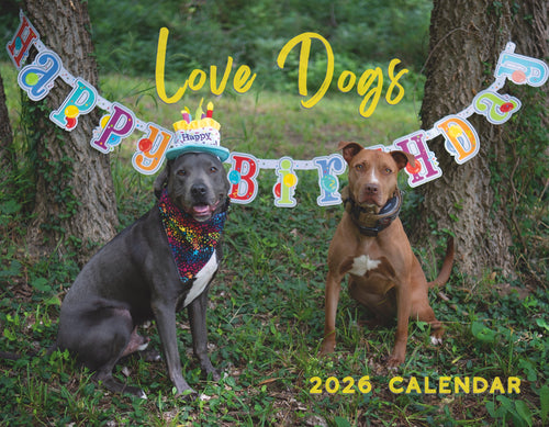 2026 Love Dogs Wall Calendar