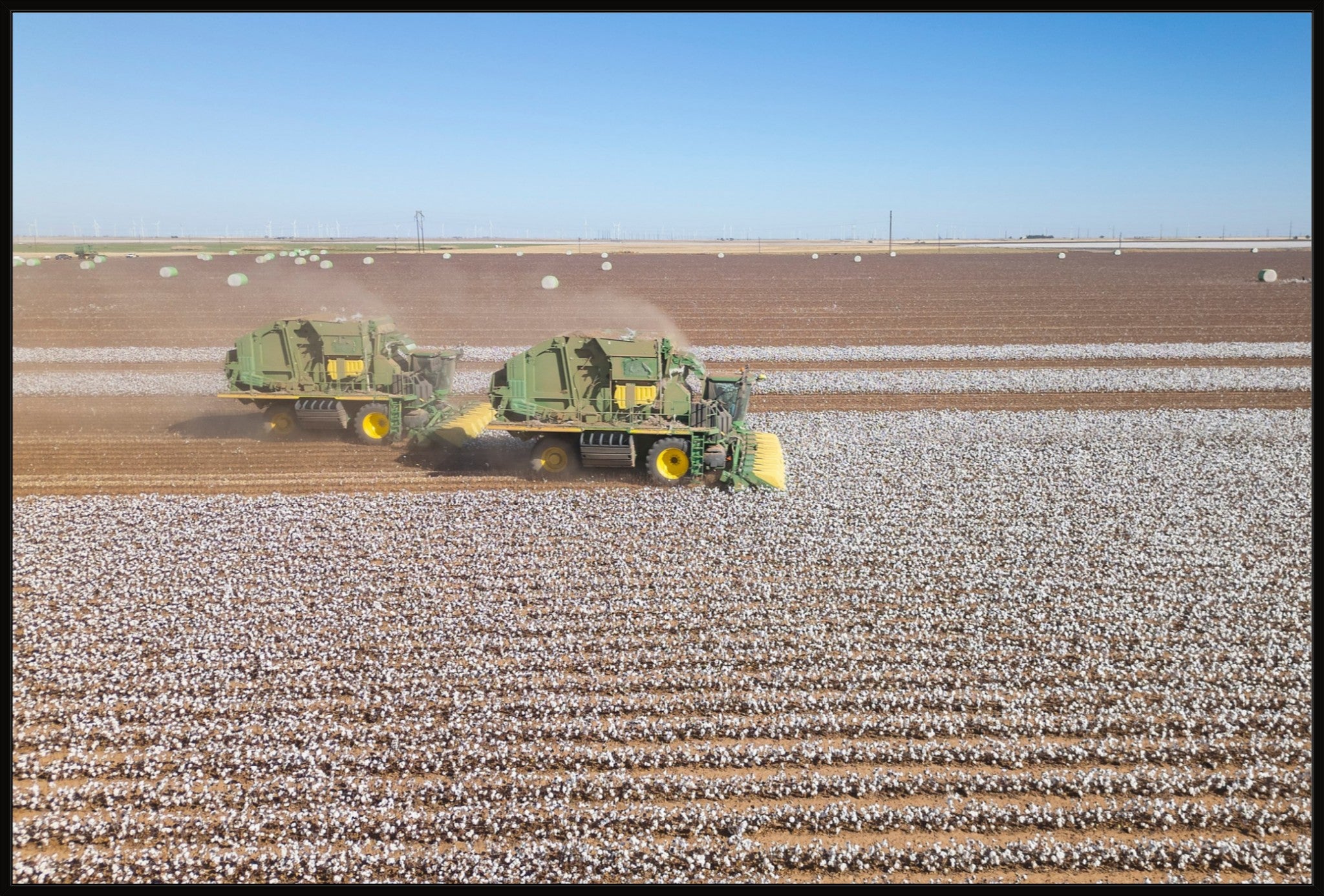 Aerial Cotton Harvest I