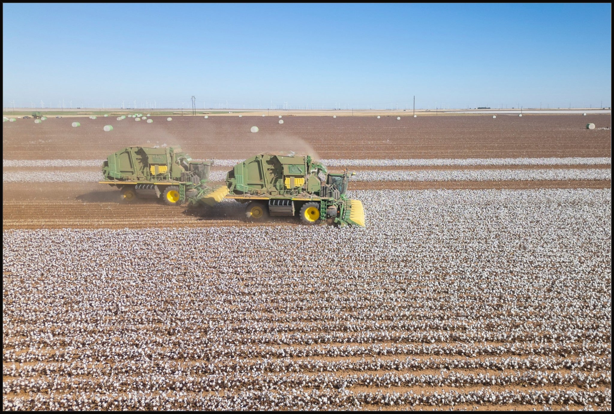 Aerial Cotton Harvest I