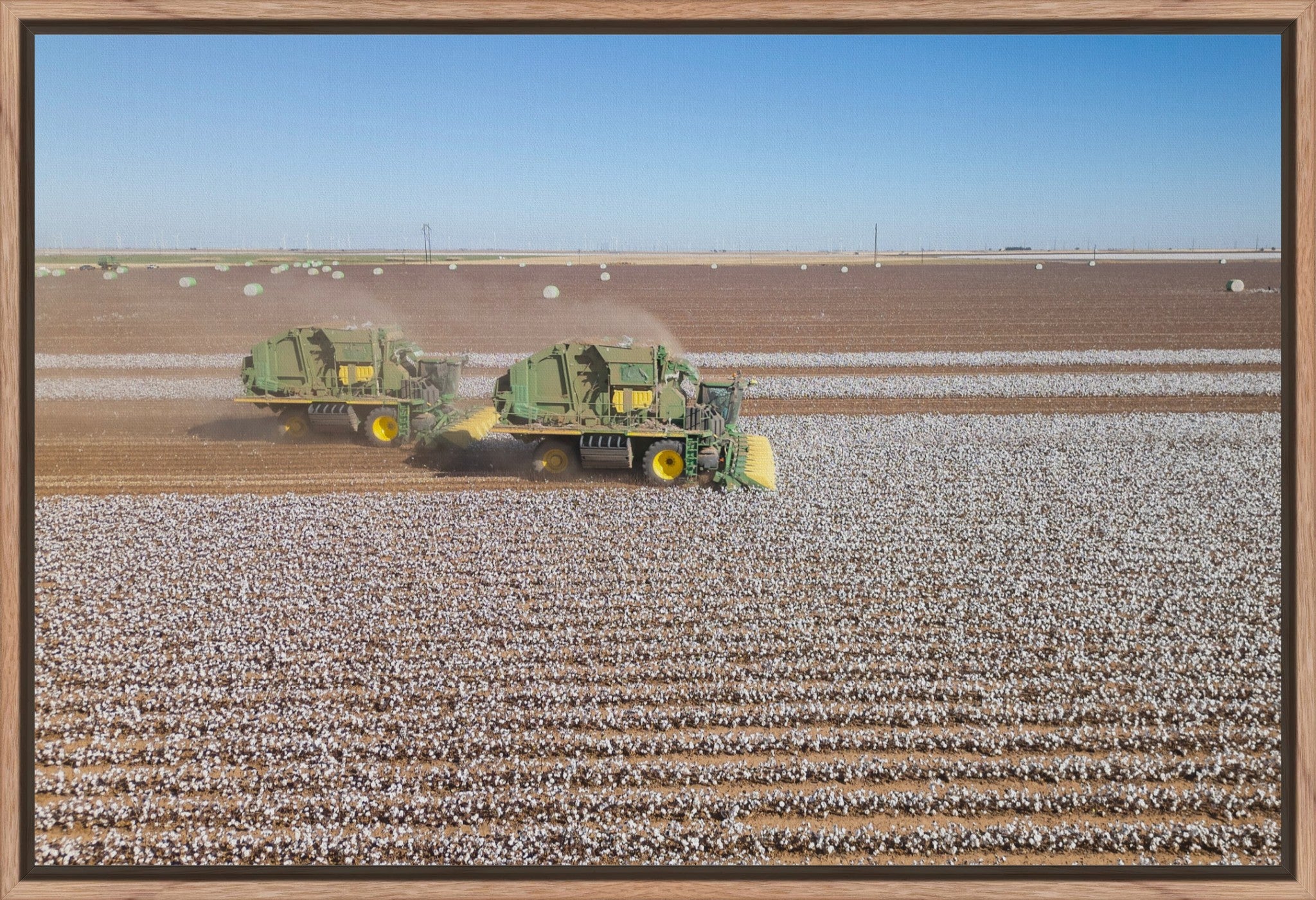 Aerial Cotton Harvest I