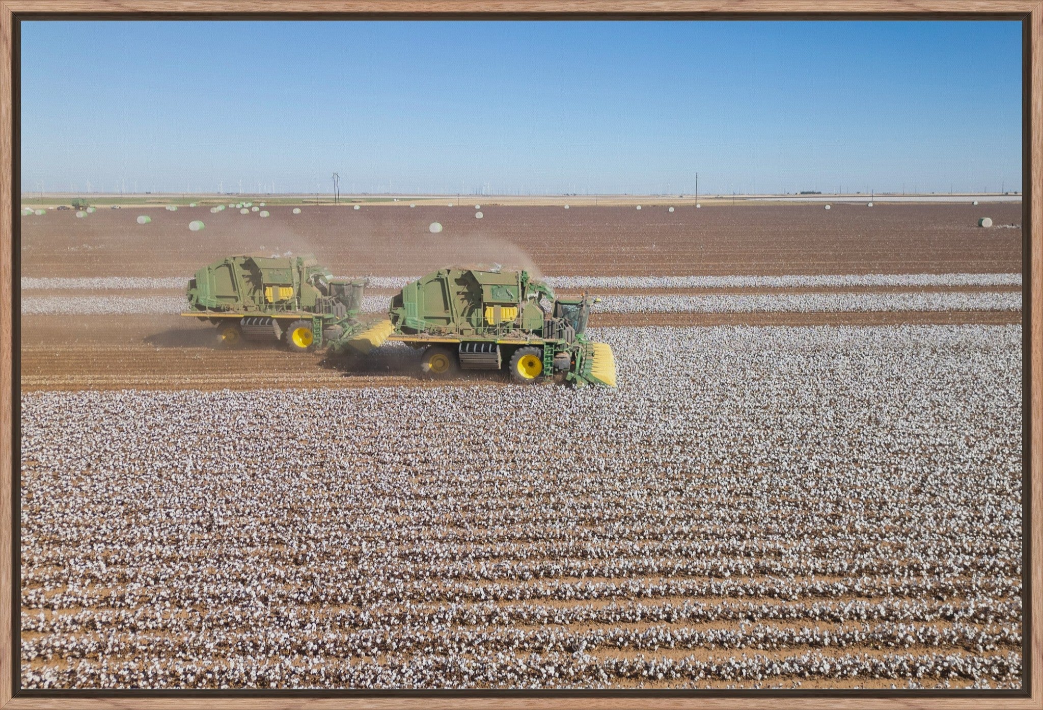 Aerial Cotton Harvest I