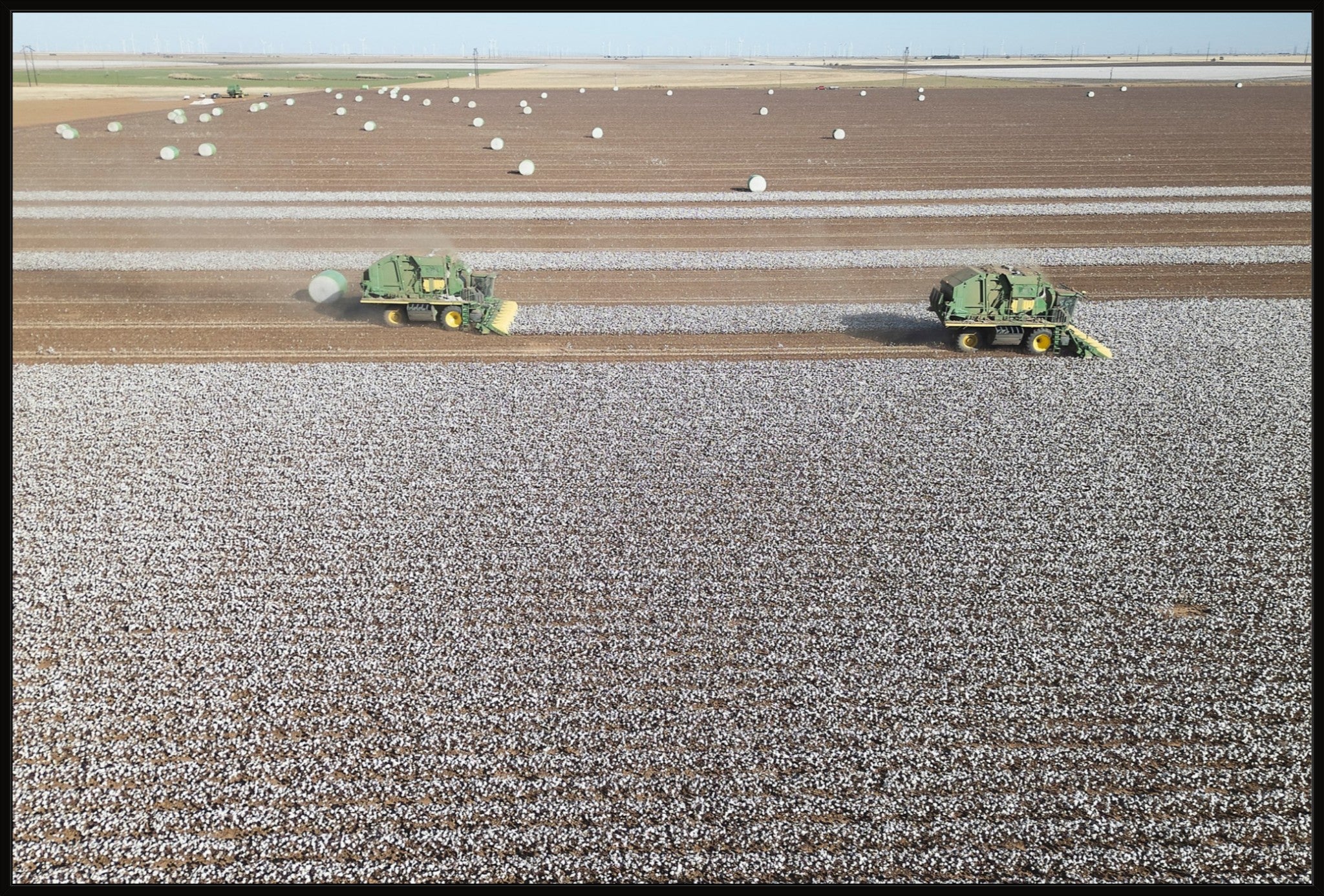 Aerial Cotton Harvest III