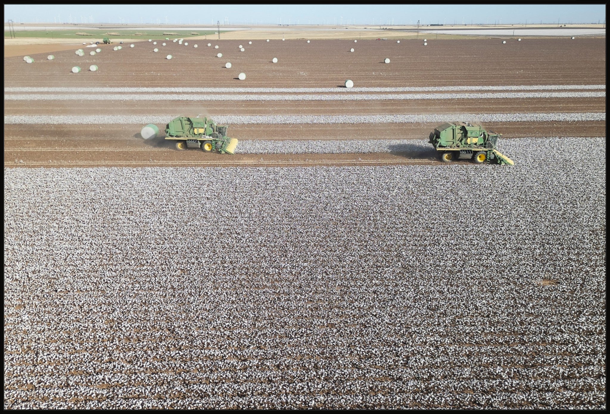 Aerial Cotton Harvest III