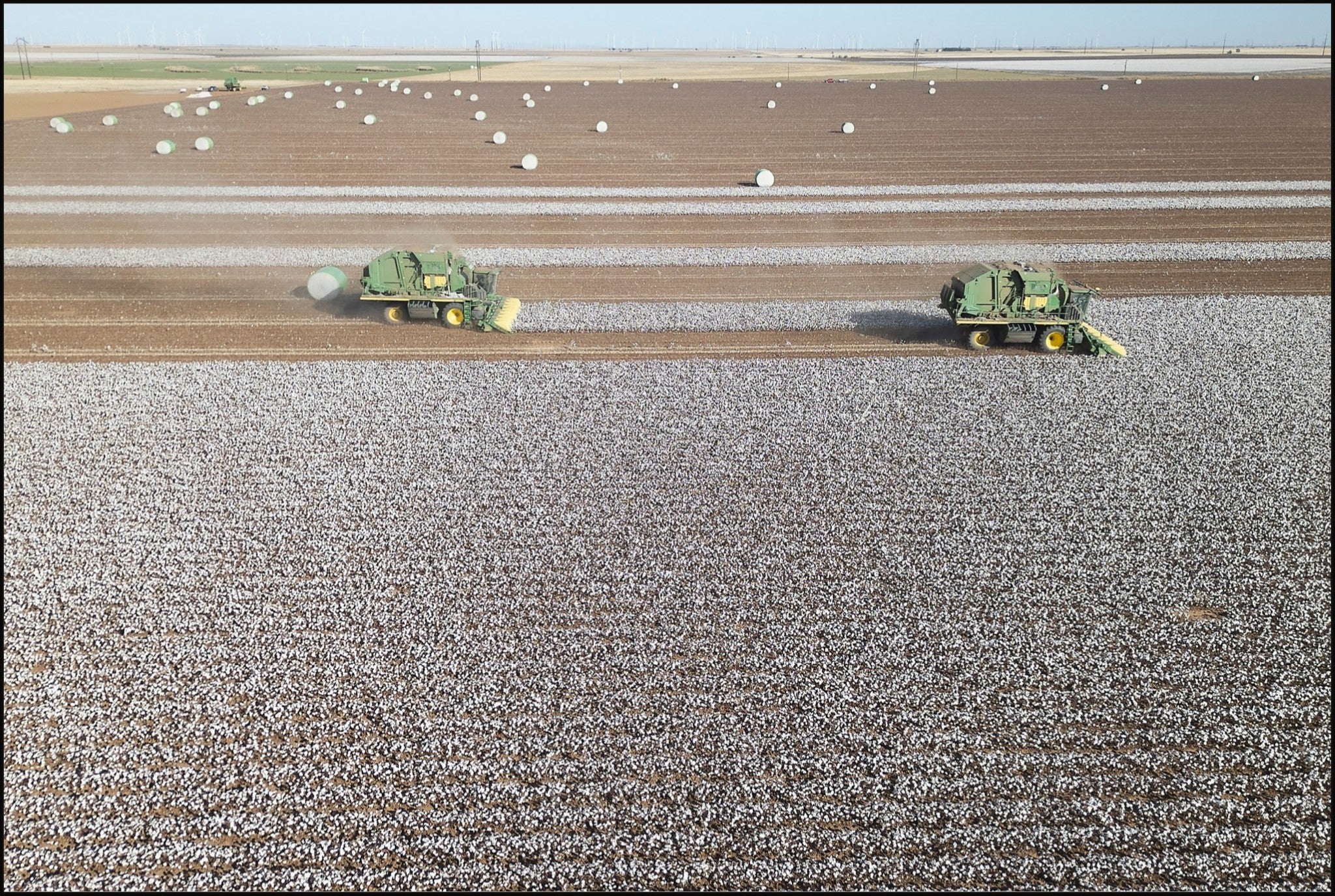 Aerial Cotton Harvest III