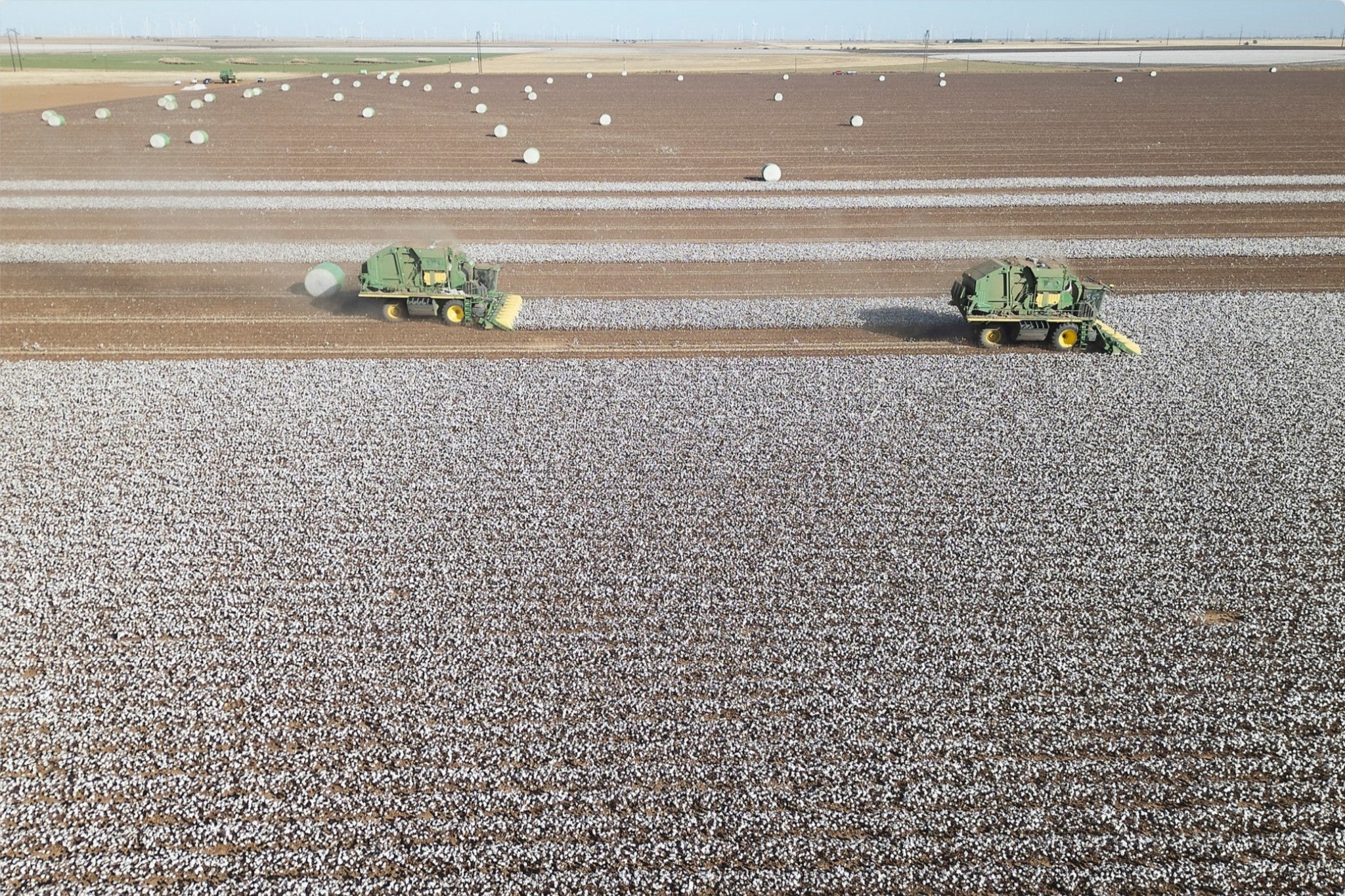 Aerial Cotton Harvest III