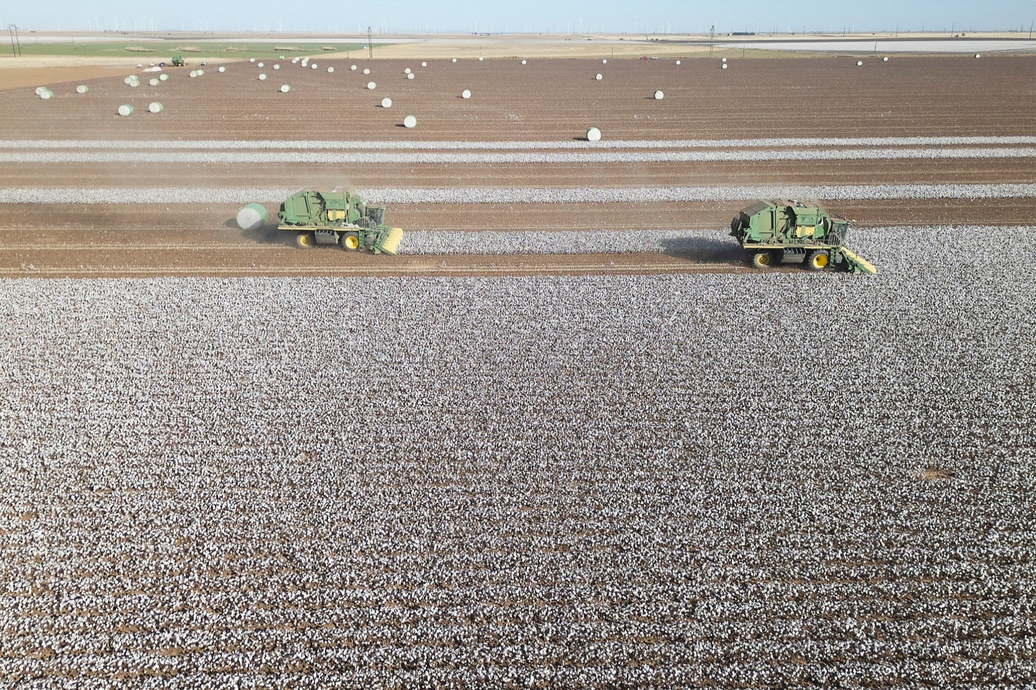 Aerial Cotton Harvest III