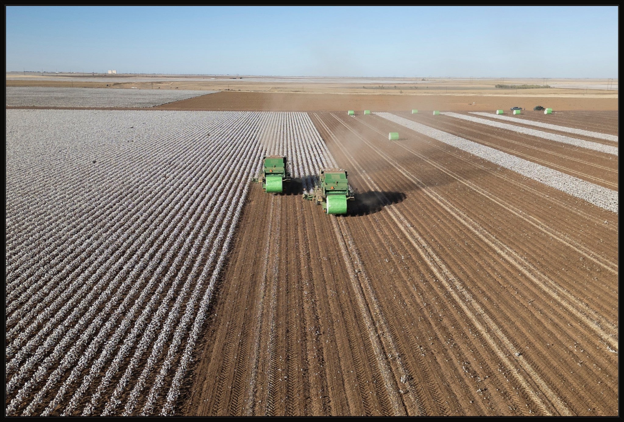 Aerial Cotton Harvest IV