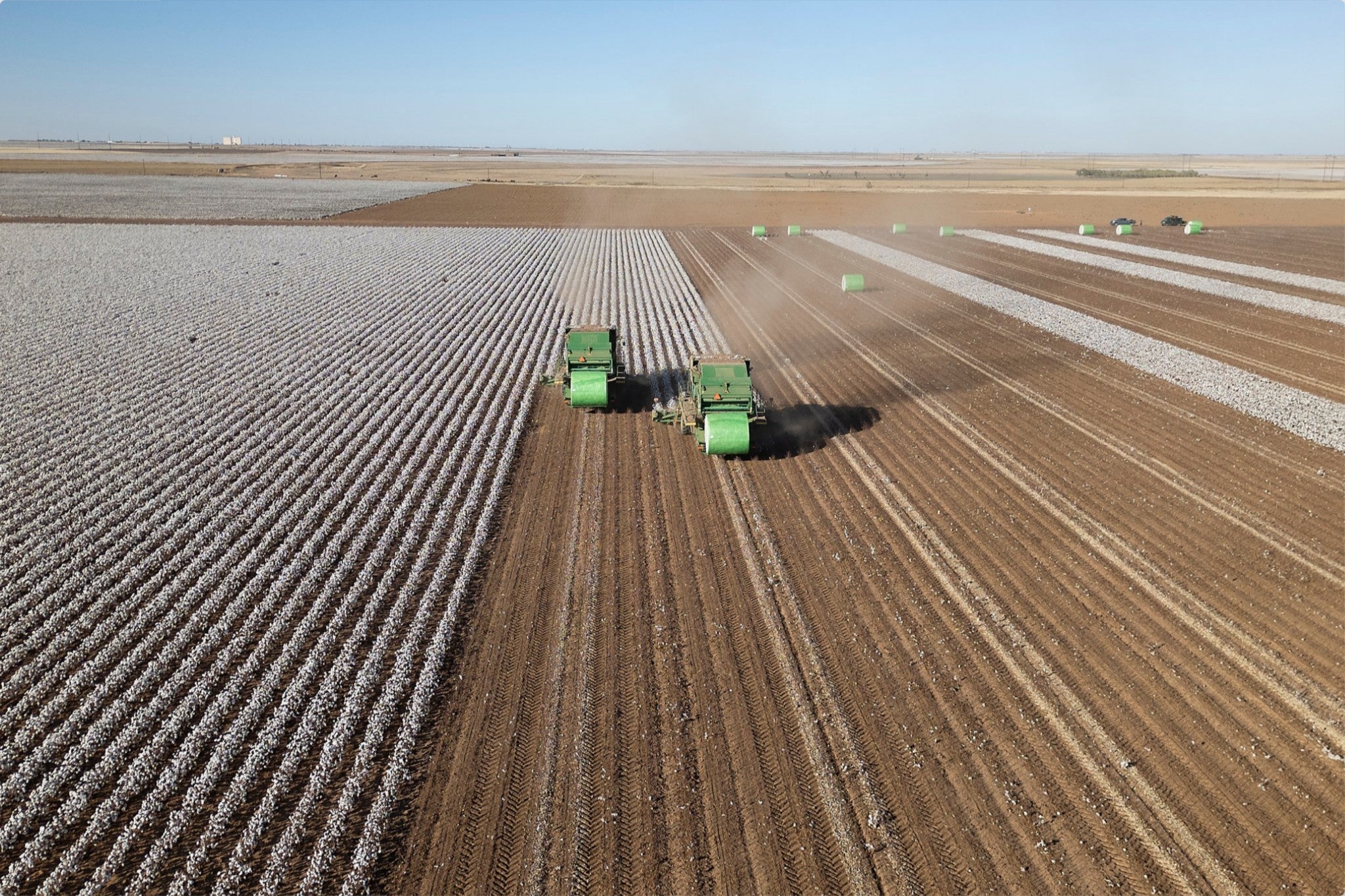 Aerial Cotton Harvest IV