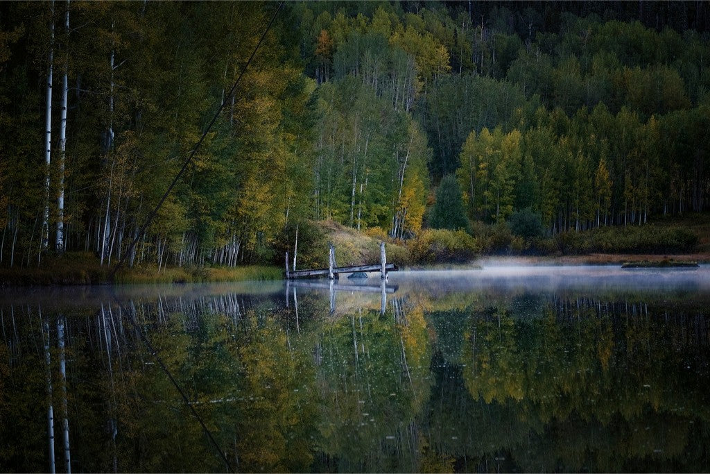 Misty Lake and Dock