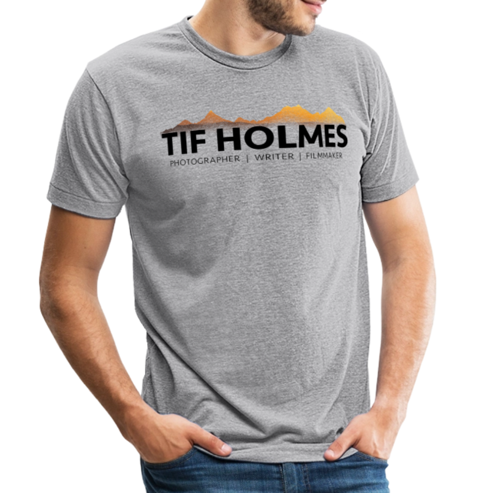 "TIF HOLMES LOGO" Unisex Tri-Blend T-Shirt - heather grey