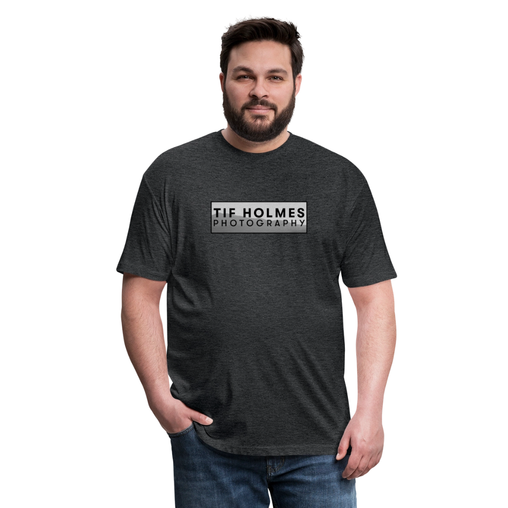THP Logo Fitted Cotton/Poly T-Shirt by Next Level - heather black