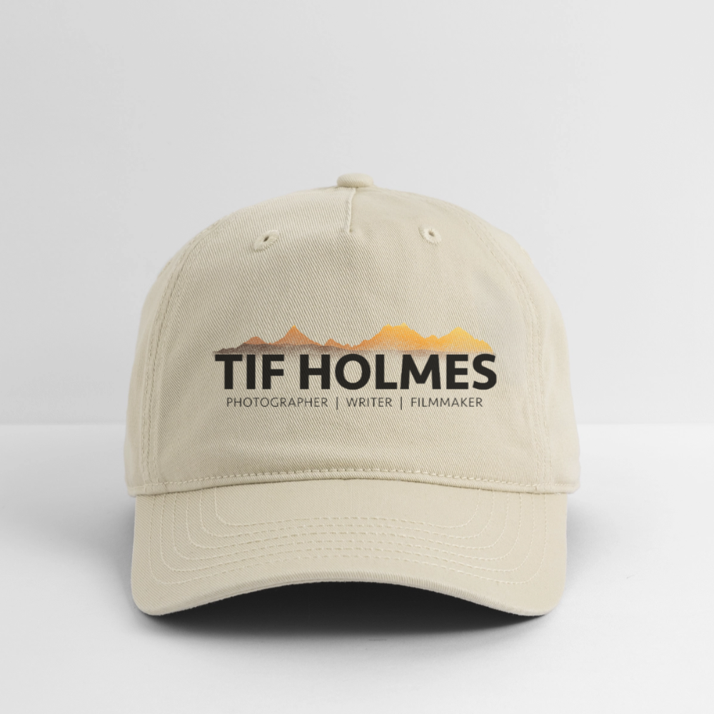 "TIF HOLMES LOGO" Organic Baseball Cap - khaki