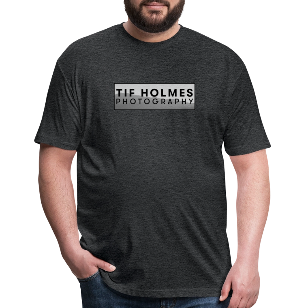 THP Logo Fitted Cotton/Poly T-Shirt by Next Level - heather black