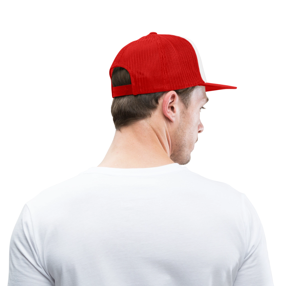 "TIF HOLMES LOGO" Trucker Cap - white/red