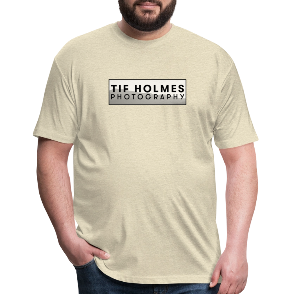 THP Logo Fitted Cotton/Poly T-Shirt by Next Level - heather cream