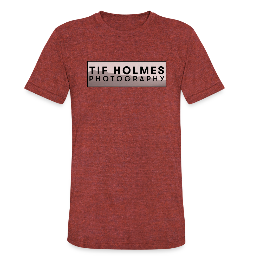 Unisex Tri-Blend T-Shirt - heather cranberry