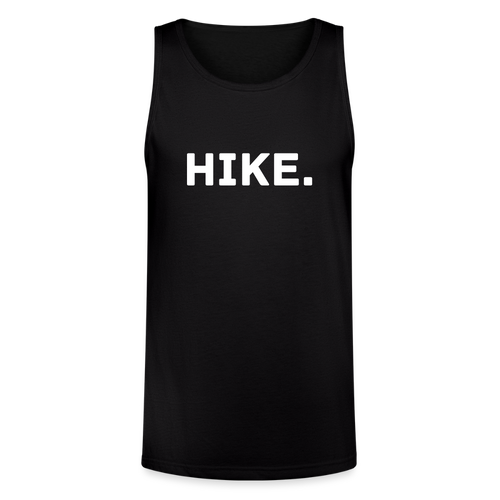 "HIKE" Unisex Tri-Blend Organic Tank - black