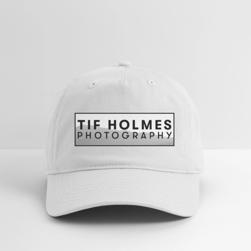 THP Logo Organic Baseball Cap - white