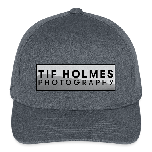 Flexfit Fitted Melange Baseball Cap - dark heather gray