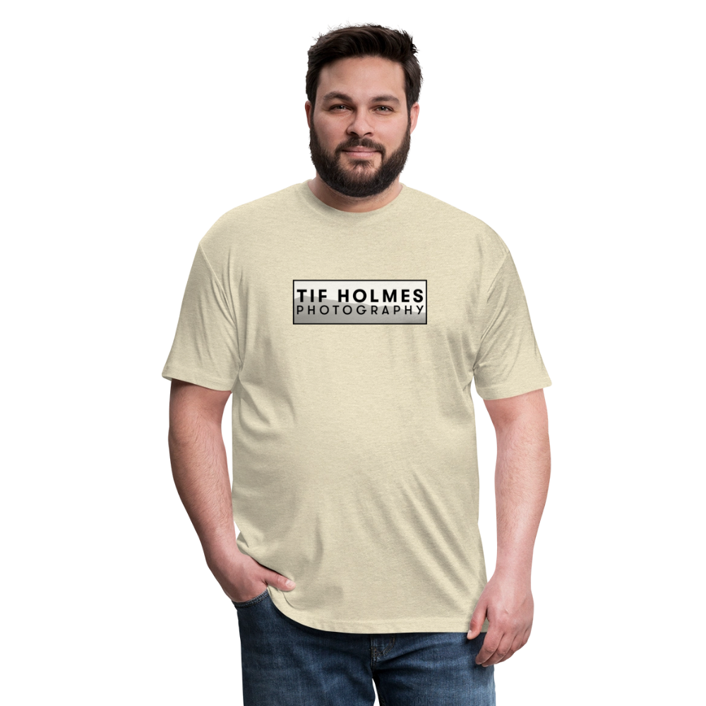 THP Logo Fitted Cotton/Poly T-Shirt by Next Level - heather cream