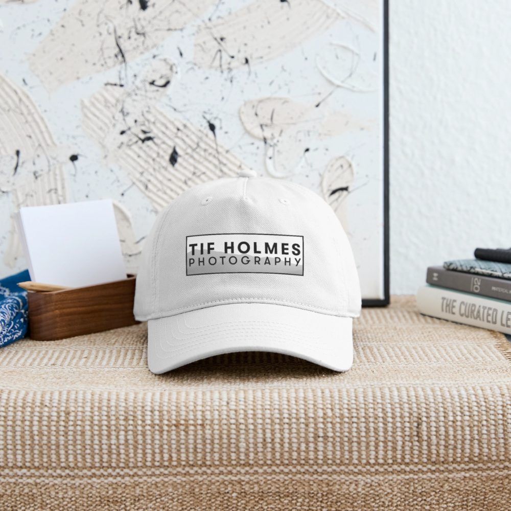 THP Logo Organic Baseball Cap - white