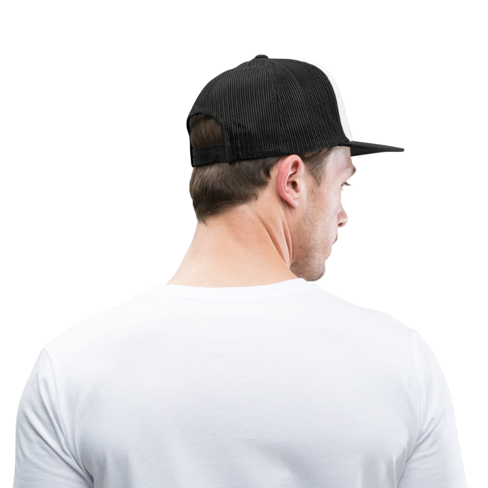 "TIF HOLMES LOGO" Trucker Cap - white/black